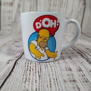 The Simpson's Homer D'OH! Coffee Cup Mug Rare‎ 14oz